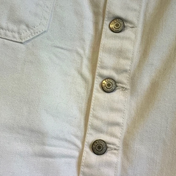 Old Navy White Button-Down Pencil Skirt - Picture 3 of 5